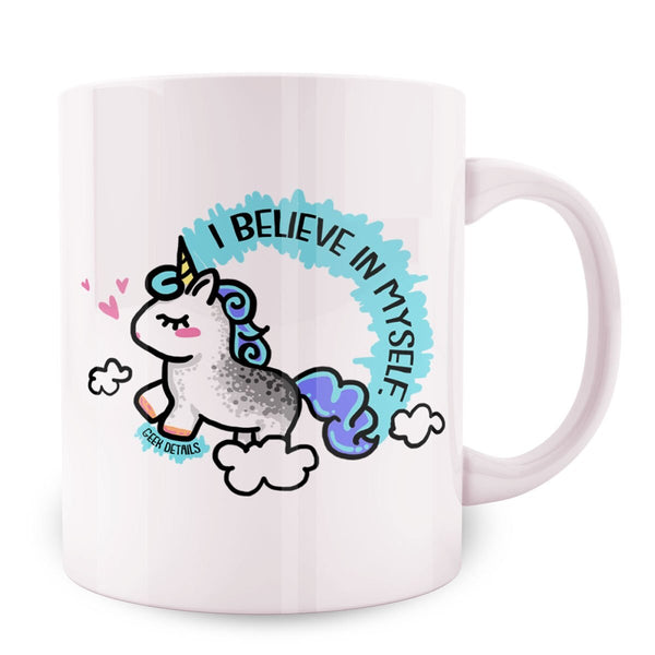 I Believe In Myself Unicorn Mug